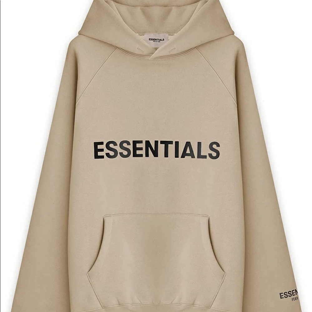 Essentials tan hoodie
